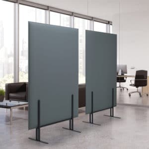 Sound absorbing dividers