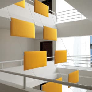Suspended Sound Absorbing Panels
