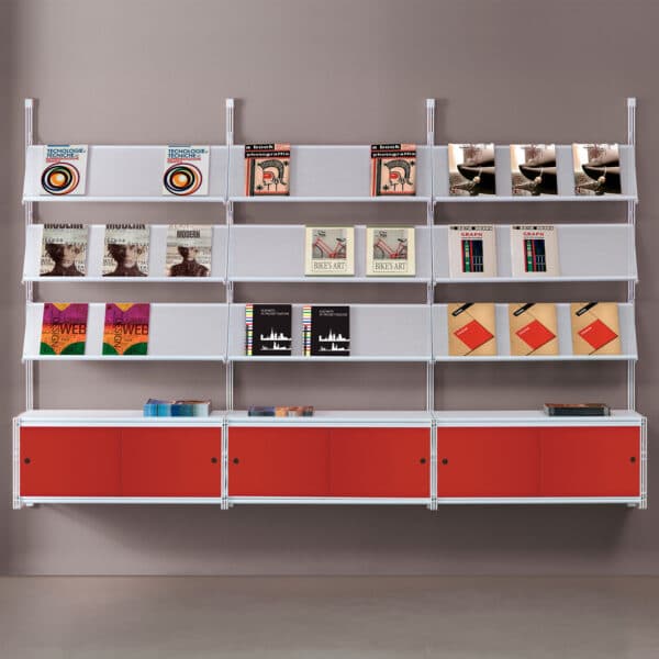 Libreria a parete, Socrate, design Caimi Lab-1