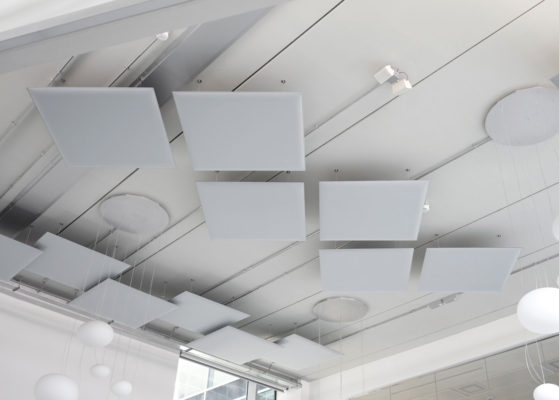 Snowsound ceiling, pannelli fonoassorbenti a soffitto-2